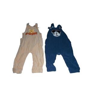 Disney Baby Vintage Overalls size 18M [2 PACK]